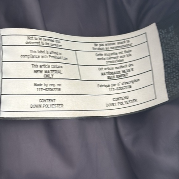 Uniqlo sz S navy hooded down jacket pockets zip front great pre owned condition - Picture 8 of 9